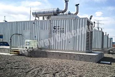 5x1500KVA ISO 40FT Container Dieselgenerator Powered by Cummins Engine