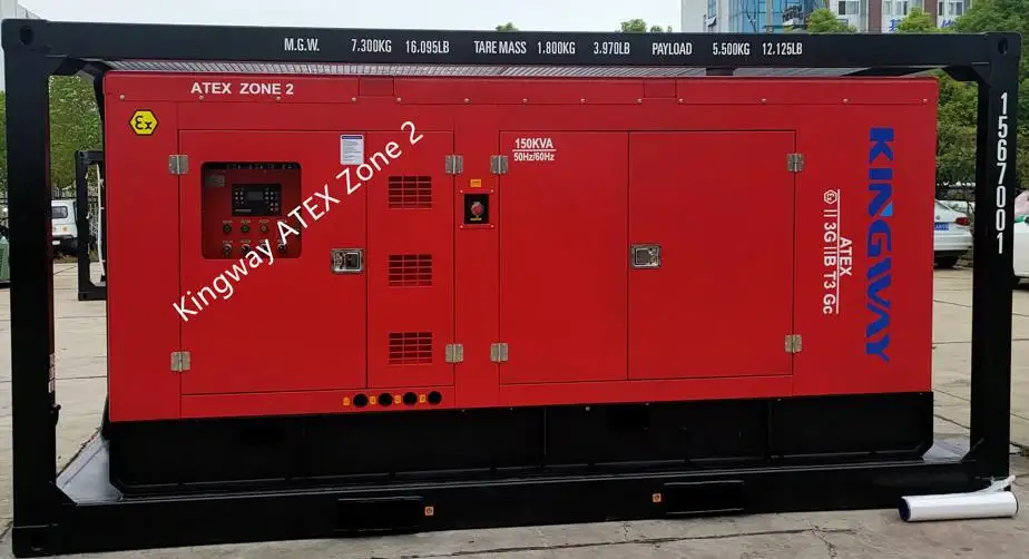 150KVA Atex Certified Zone 2 Diesel Engine Generator Set