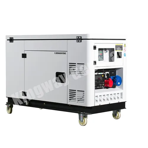 Low Price 11KVA Silent Type Portable Diesel Generator 50HZ China Factory