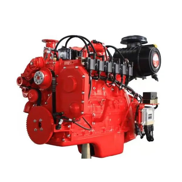 single 3phase 50hz 1500rpm 60hz 1800rpm water cooled 30kw 40kva natural gas biogas LPG engine for generator set